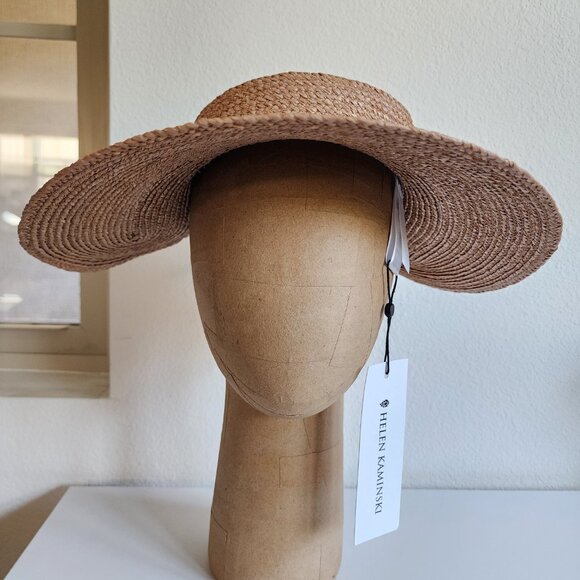 NWT Helen Kaminski Maris Raffia Visor Hat ☀️(#168) - Picture 11 of 13